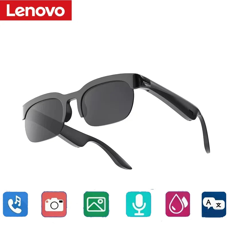 Lenovo AI Smart Glasses XG89 | Traducción Inteligente, Música y Llamadas Bluetooth