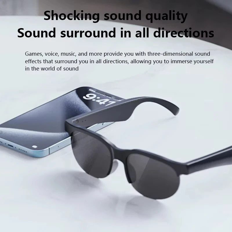 Lenovo AI Smart Glasses XG89 | Traducción Inteligente, Música y Llamadas Bluetooth