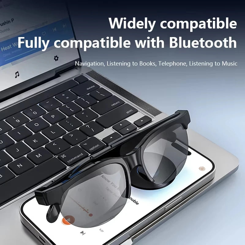 Lenovo AI Smart Glasses XG89 | Traducción Inteligente, Música y Llamadas Bluetooth
